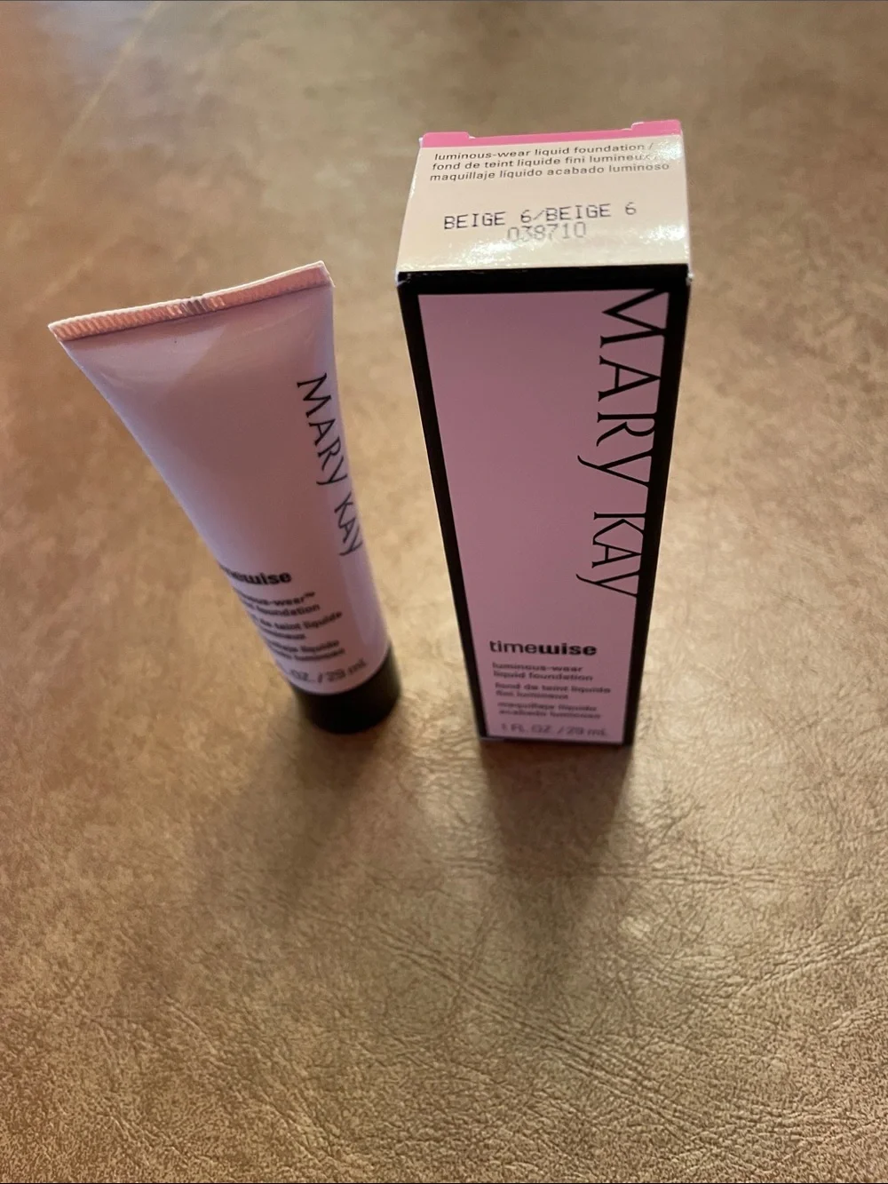 Mary Kay Discontinued Timewise Luminous-Wear Liquid Foundation - Beige 6 New